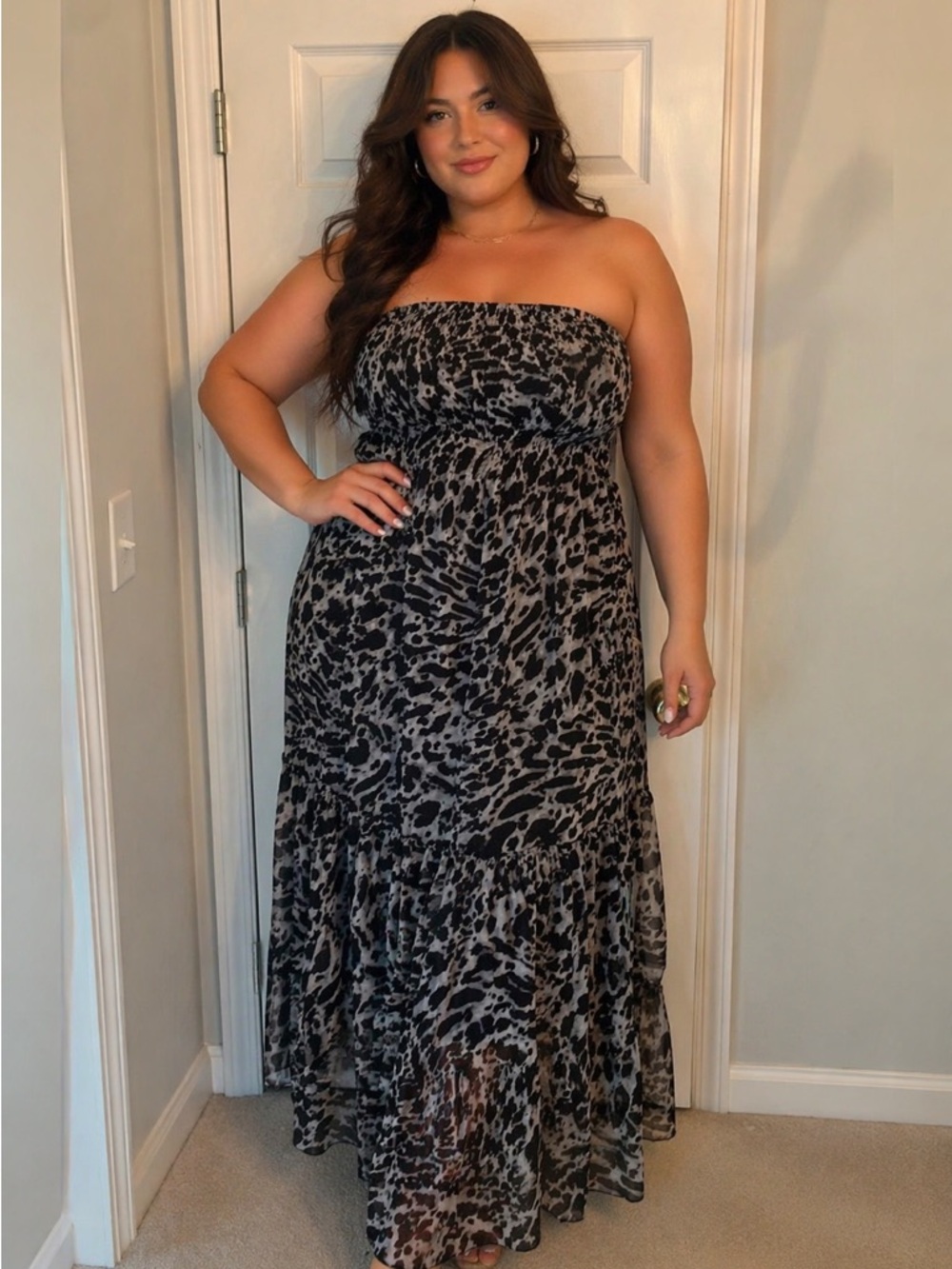 Strapless Maxi- Plus Size